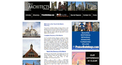 Desktop Screenshot of churcharchitectsdirectory.com